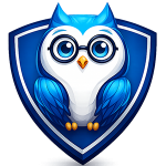 PCSage owl shield mascot